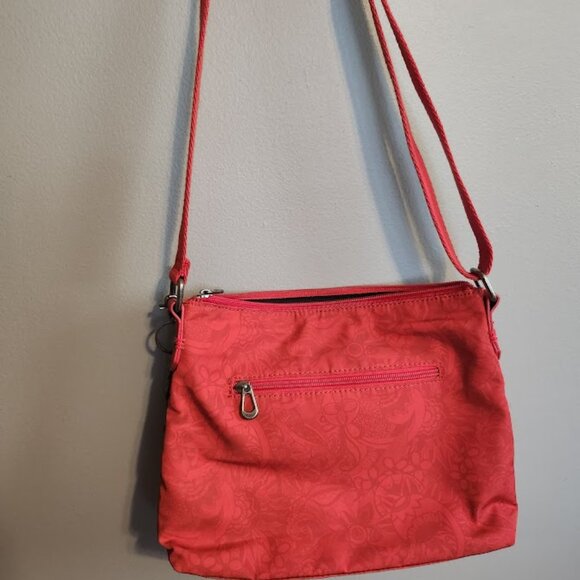 Sak Roots Artist Circle Eco Twill Crossbody Red LIKE NEW - Picture 10 of 10